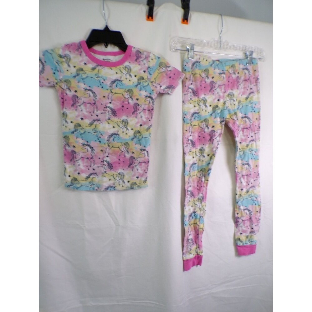 Member's Mark Girls 8 Unicorn 2-Piece Pajama Set 100% Cotton Multicolor